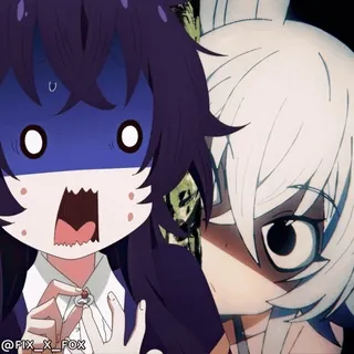 😈 853be3ef @FIX_X_FOX Anime, Kartun, Ilustrasi, Karakter, Animasi whatsapp sticker