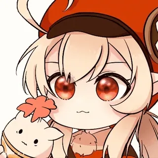 😋 121b7c2e Klee Genshin Impact Кли, Genshin Impact, аниме, игра, персонаж, милый telegram sticker