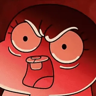 😡 12bf6957 The Amazing World of Gumball Kartun, Marah, Kesal, The Amazing World of Gumball whatsapp sticker