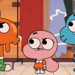 😠 8158cc24 The Amazing World of Gumball kartun, animasi, karakter, lucu, acara TV whatsapp sticker