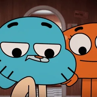 😨 88636495 Gumball Watterson The Amazing World of Gumball kartun, animasi, lucu, gumball, kucing, ikan, karakter whatsapp sticker