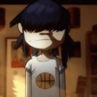 🏀 25b78f5e Noodle hoạt hình, cô gái, Gorillaz, Noodle telegram sticker
