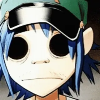 🫥 ab56f854 2-D Phim hoạt hình, Gorillaz, Nhân vật, Ban nhạc telegram sticker