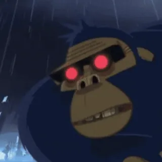 Gorillaz @this_is_sticker_party telegram stickers