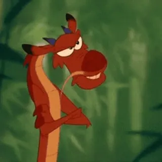 дракончик Мушу @this_is_sticker_party telegram stickers