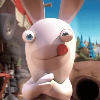 rabbids @this_is_sticker_party whatsapp stickers