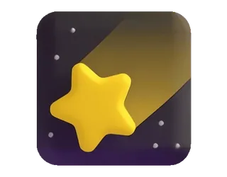 🌠 414c2c7a Stern, Sternschnuppe, himmlisch, Nacht, Himmel, Wunsch, Magie telegram sticker