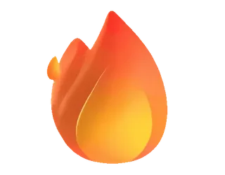 🔥 6be24eb9 Feuer, Flamme, heiß, brennend, Hitze, Emoji telegram sticker