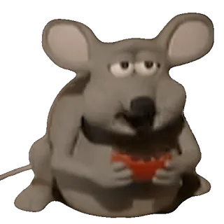 🤩 ac41de73 rato, animal, desenho animado, bebendo, roedor whatsapp sticker