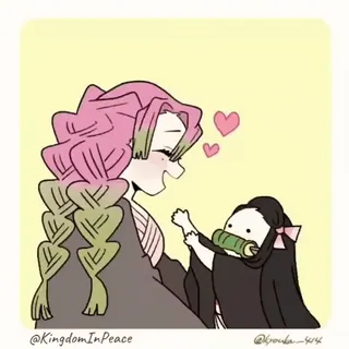 🫂 6706a96e Nezuko Kamado Demon Slayer @KingdomInPeace Anime, Demon Slayer, Nezuko, Kawaii, Słodkie, Chibi, Fanart telegram sticker