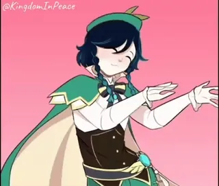 😭 e5381962 Venti Genshin Impact Anime, Gra wideo, Słodkie, Postać, Genshin Impact, Venti telegram sticker