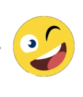😉 7304ed4f emoji, winking, face, yellow, happy telegram sticker