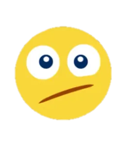 😕 af6b85a8 emoji, confused, unsure, questioning, doubtful, expression, emotion telegram sticker