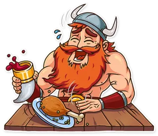 Viking telegram stickers