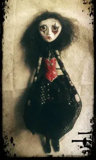 ☹️ 1c9fd855 Puppe, gruselig, unheimlich, Horror, Clown, Gothic, Vintage whatsapp sticker
