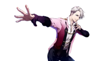 😄 01be61c6 Victor Nikiforov Yuri!!! on Ice Anime, Seluncur indah, Seluncur es, Victor Nikiforov telegram sticker