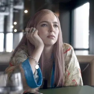 🌙 32c9c45f Villanelle Killing Eve Убивая Еву, Вилланель, Джоди Комер, Сериал, Шпион, Убийца, Персонаж telegram sticker