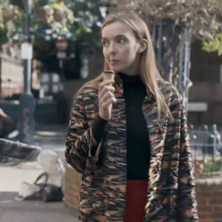 🌙 3f4d82dd Villanelle Killing Eve Killing Eve, Вилланель, Джоди Комер, мороженое, мода, стильный telegram sticker