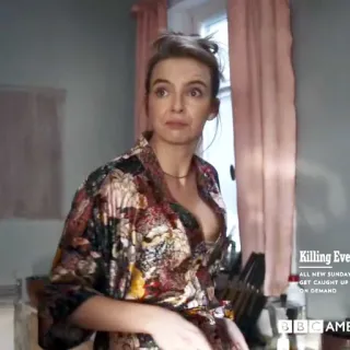 🌙 a53969be Killing Eve ALL NEW SUNDAYS. GET CAUGHT UP ON DEMAND телешоу, актриса, BBC America, Убивая Еву, драма telegram sticker