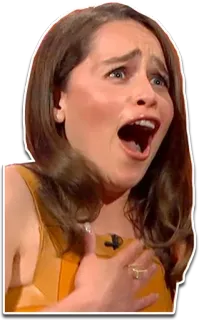 😧 5667c7d0 woman, shocked, emotion, portrait, surprised telegram sticker