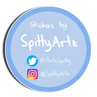 ™️ b9b804e6 Stickers by SpittyArtz @ArteSpitty @SpittyArtz ステッカー, SpittyArtz, アート, ツイッター, インスタ telegram sticker