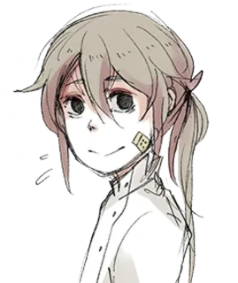 🤭 194b389a 动漫, 漫画, 人物, 肖像, 创可贴, 插画 telegram sticker