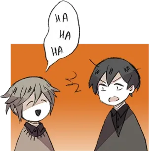 😂 e7f30ce8 HAHA HA 卡通, 漫画, 动漫, 漫画, 笑, 搞笑, 幽默 telegram sticker