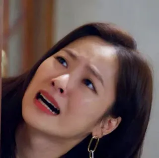 💫 e5c635b9 女性, 泣く, 悲しい, 苦悩, 感情的 telegram sticker