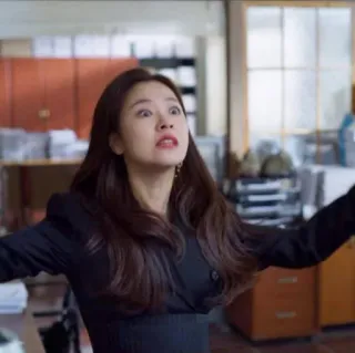 💫 f942de86 女性, 怖い, オフィス, 表情 telegram sticker