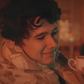 😊 833d9158 人, 肖像, 咖啡, 饮料, 室内, 杯子 telegram sticker