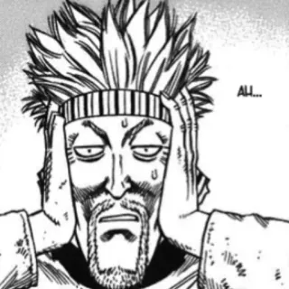 ⚔ 85b43037 AH... 动漫, 震惊, 漫画 whatsapp sticker