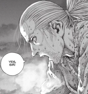 👍 30654a72 YES, SIR! Manga, Anime, Siap laksanakan, Keringat, Pria, Komik whatsapp sticker