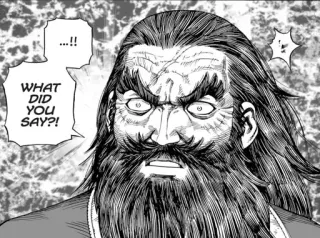 🤔 cdbd171f WHAT DID YOU SAY?! marah, manga, bertanya-tanya whatsapp sticker