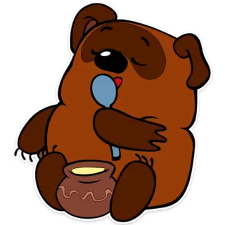 Винни пух и его друзья telegram stickers