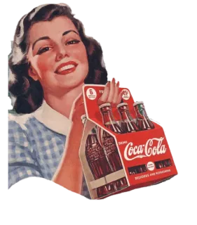 vintage postcard telegram stickers