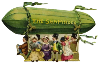 vintage postcard telegram stickers