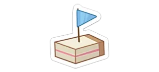 🍫 6e3016ae sandwich, food, lunch, snack, cute whatsapp sticker