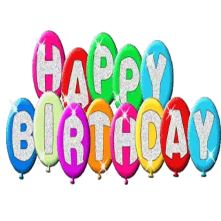 🎈 b2c261ec HAPPY BIRTHDAY birthday, balloons, celebration, party, happy telegram sticker