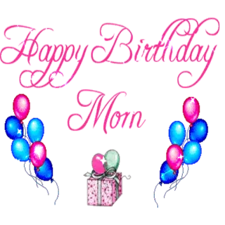🎈 facb4904 Happy Birthday Mom birthday, mom, balloons, gift, celebration telegram sticker