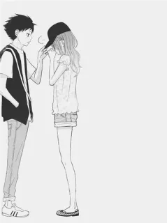 ❤ 88d23bf2 Manga, Anime, Ados, Romance, Couple, Amour telegram sticker