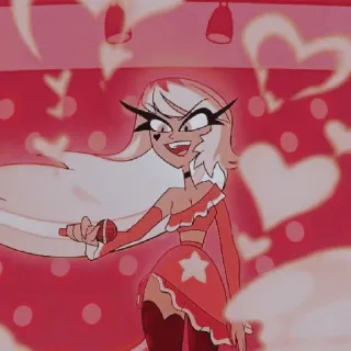 🎀 0a813ffc Verosika Mayday Helluva Boss Cartoon, Helluva Boss, Verosika Mayday, Zeichentrickserie, Dämon, Sängerin telegram sticker