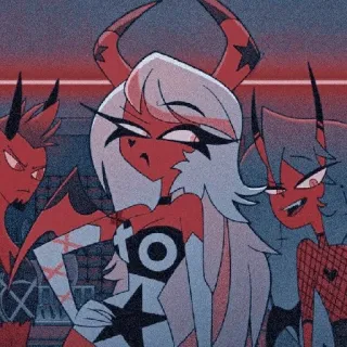 🎀 2d29b3c8 Cartoon, Teufel, Dämon, Hörner, Fantasy, Animation telegram sticker