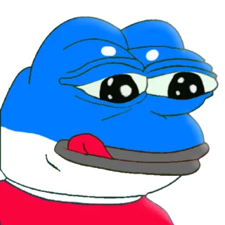 😋 4f530b03 Pepe the Frog 페페 더 프로그, 개구리, 인터넷 밈, 밈 telegram sticker