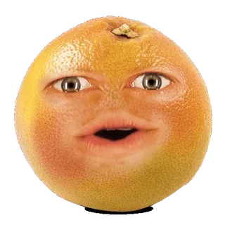 🤩 2a918077 fruit, orange, cartoon, annoying orange, character, funny telegram sticker