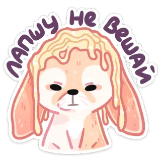 ⏺ 531c0228 ЛАПШУ НЕ ВЕШАЙ 여우, 국수, 웃긴, 귀여운, 만화 telegram sticker