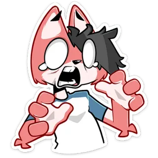 ⏺ 4e2893db Мультфильм, Зомби, Страх, Ужасы, Персонаж, Мертвец telegram sticker