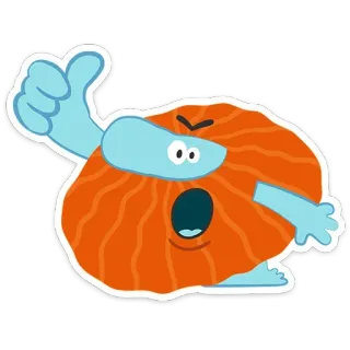 👍 7517914b hoạt hình, nhân vật, biểu cảm, vui nhộn, nhãn dán telegram sticker