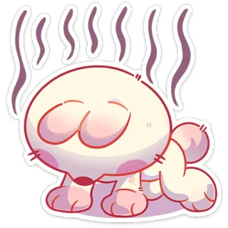 🥵 6b46e4e9 สัตว์, การ์ตูน, น่ารัก, เหม็น, กลิ่นเหม็น, สัตว์, สติกเกอร์ telegram sticker