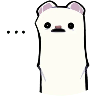 💬 41e46419 ... animale, creatura, carino, peloso telegram sticker