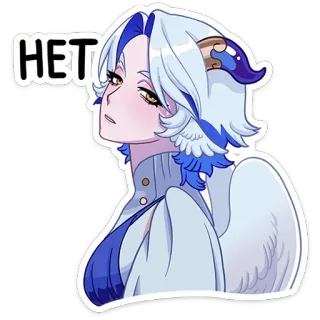 😒 2bd490ad HET anime, sticker, woman, russian, cartoon, female, Het whatsapp sticker